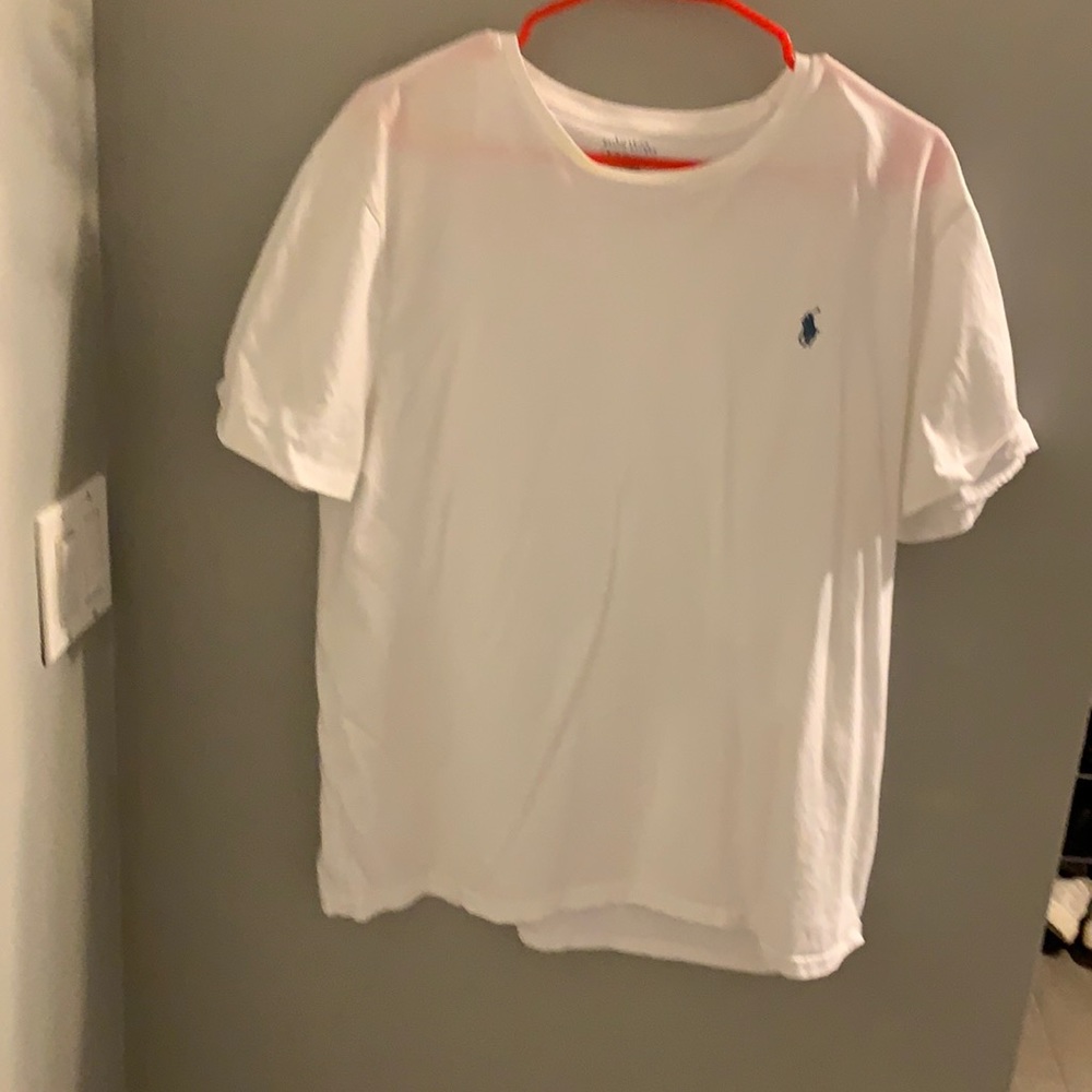 White polo by ralph lauren